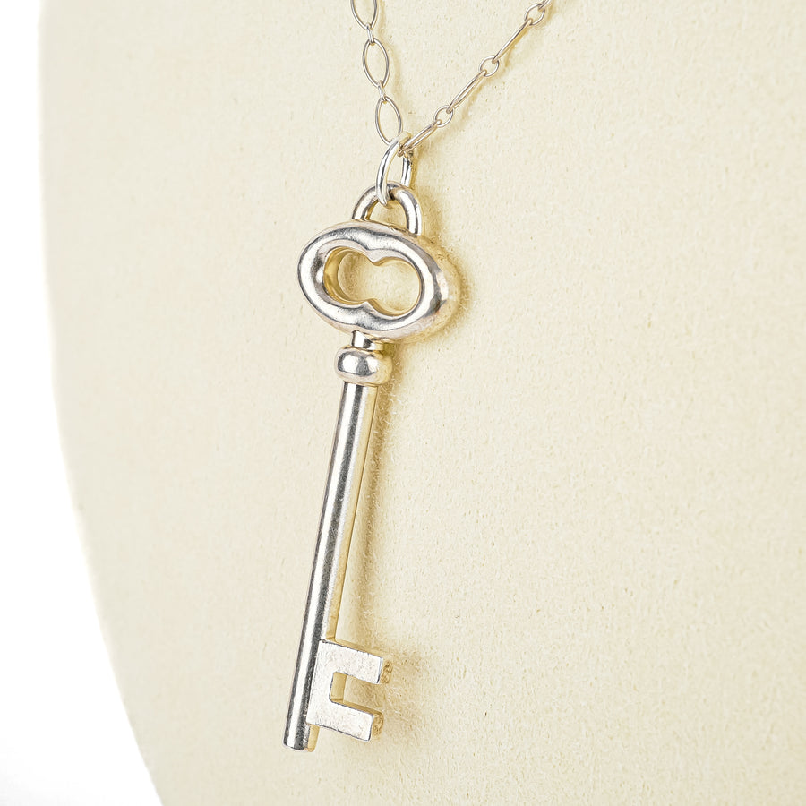 TIFFANY & CO 925 Key Pendant Necklace