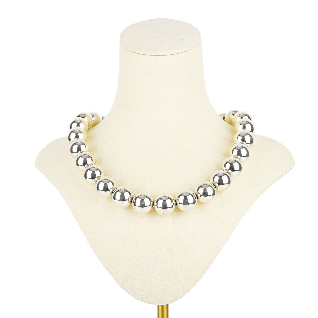 TIFFANY & CO Sterling Hardwear Ball Necklace