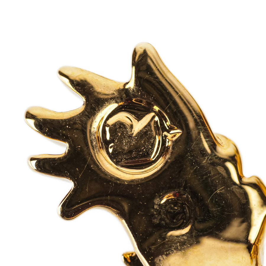 SWAROVSKI Gold Tone Pegasus Brooch