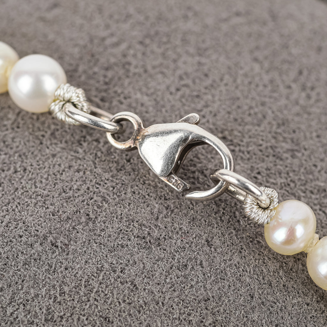 TIFFANY & CO Sterling Return to Tiffany Heart Pearl Bracelet