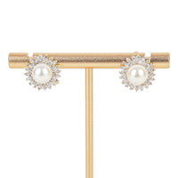 14K Yellow Gold White Gold Pearl Diamond Omegas