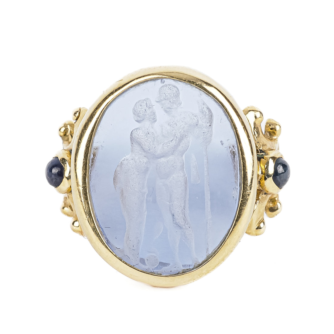14K Yellow Gold Intaglio Ring