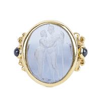14K Yellow Gold Intaglio Ring