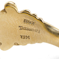 14K Yellow Gold Intaglio Ring