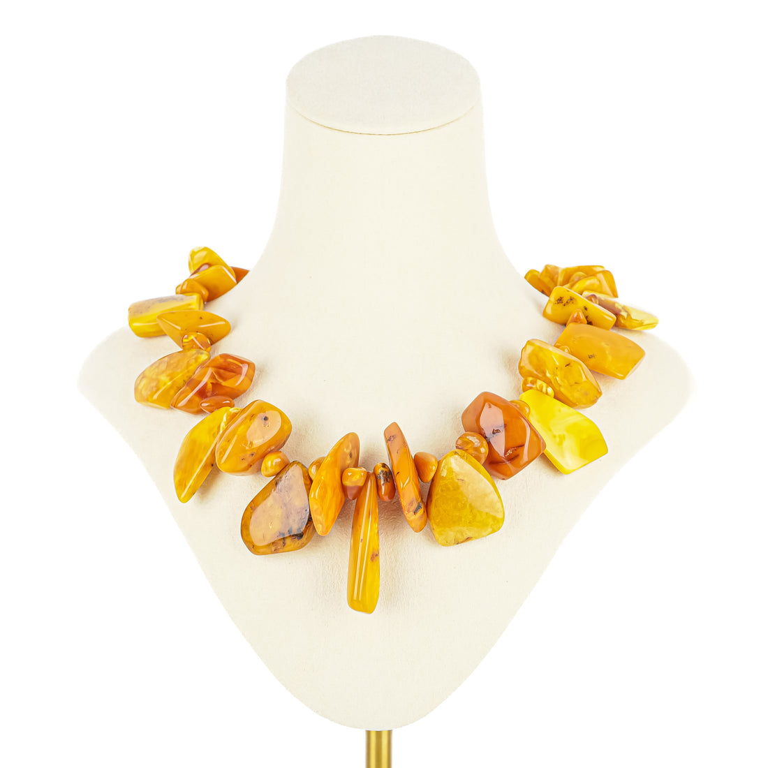 Butterscotch Amber Bead Necklace