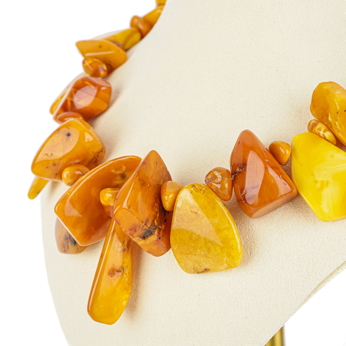 Butterscotch Amber Bead Necklace