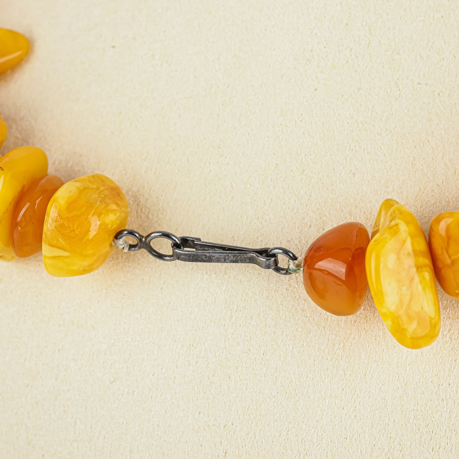 Butterscotch Amber Bead Necklace