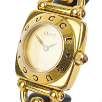 GUCCI 6300L Watch - Brown Leather Strap