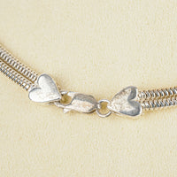 BIRKS Sterling 2 Strand Infinity Knot Necklace