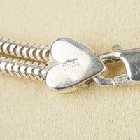 BIRKS Sterling 2 Strand Infinity Knot Necklace