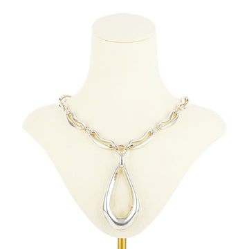 BARSE Sterling Pear Shape Pendant Necklace