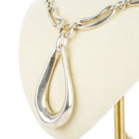 BARSE Sterling Pear Shape Pendant Necklace