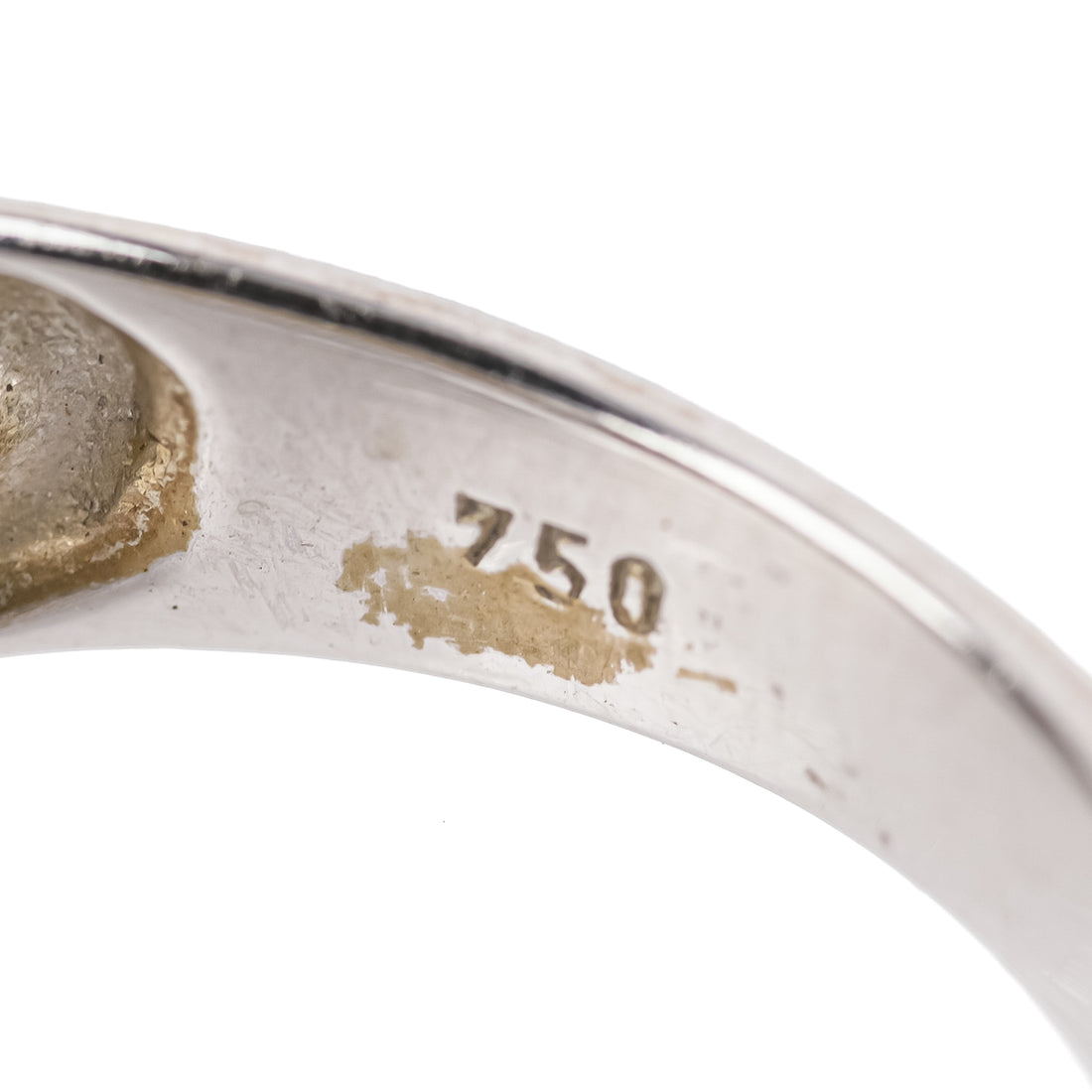 18K White Gold Diamond Elephant Ring