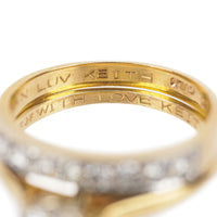 BIRKS 14K Yellow Gold Diamond Wedding Set