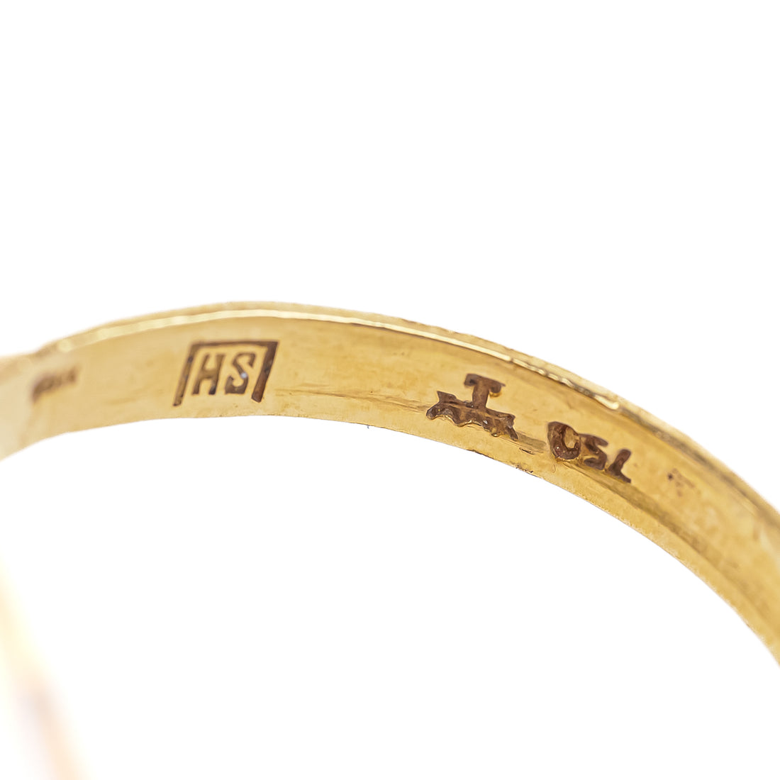 18K Yellow Gold Citrine Sputnik Ring