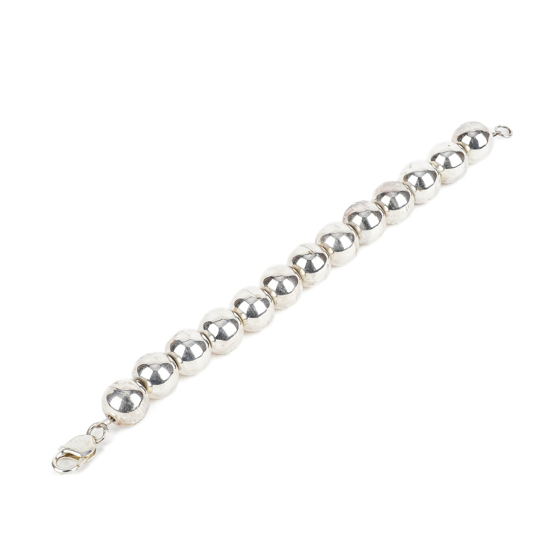 Sterling Ball Bead Bracelet 14mm