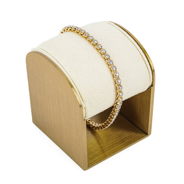 10K Yellow Gold Diamond Tennis Bracelet