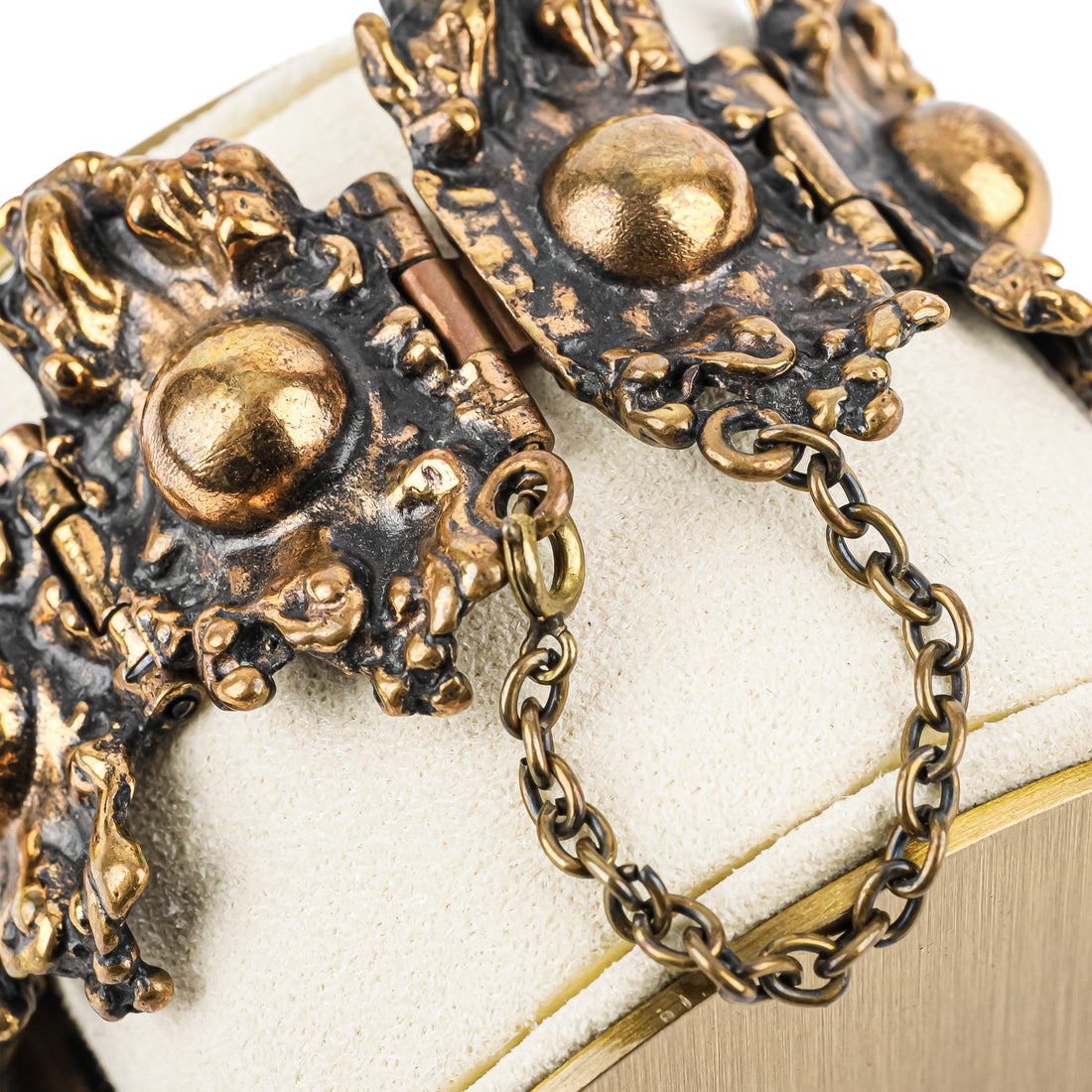 PENTTI SARPANEVA Bronze Modernist Link Bracelet