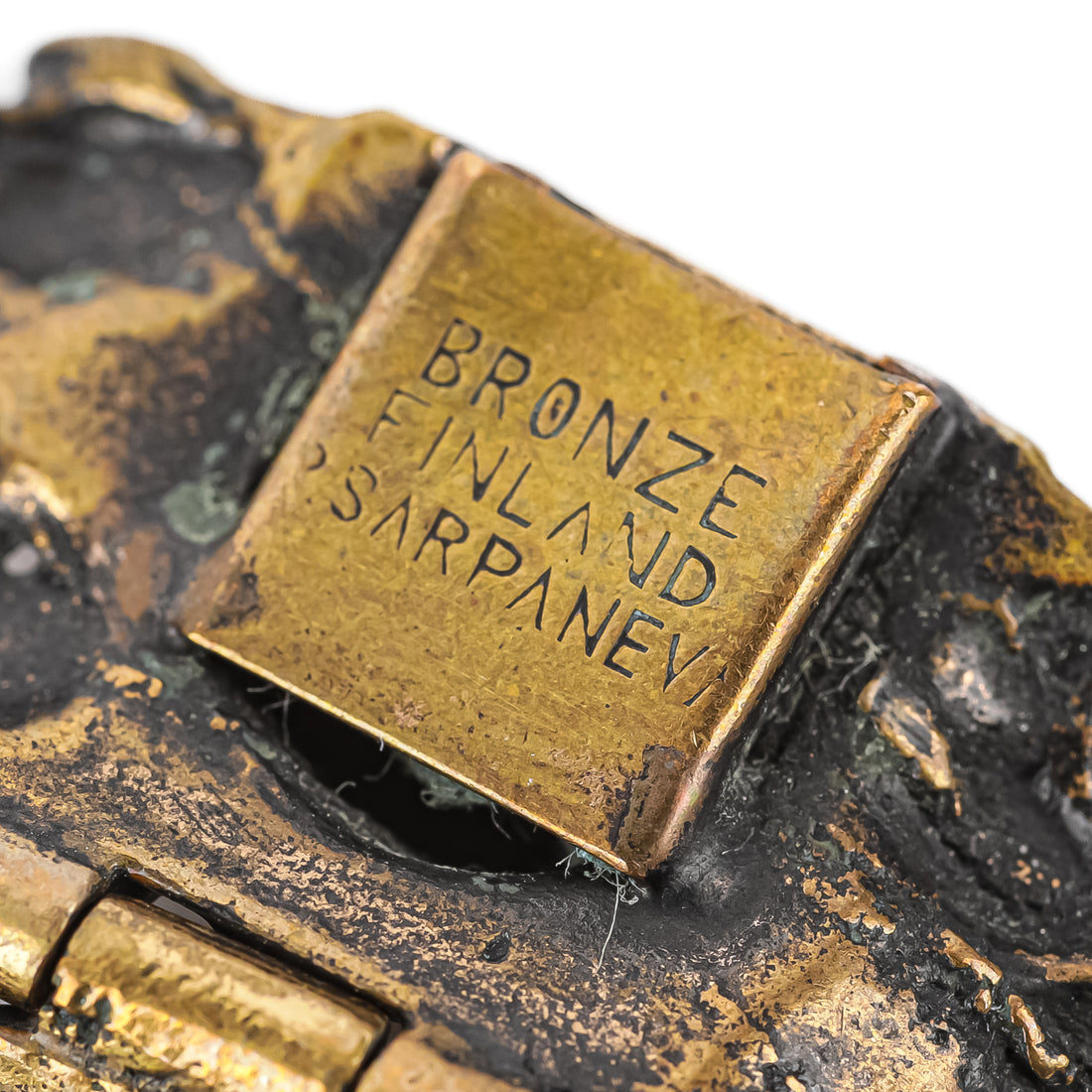 PENTTI SARPANEVA Bronze Modernist Link Bracelet