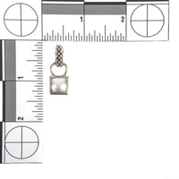 MICHAEL DAWKINS Sterling Two Tone Pearl Pendant