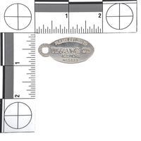 TIFFANY & CO 925 Sterling Return to Oval Tag Pendant