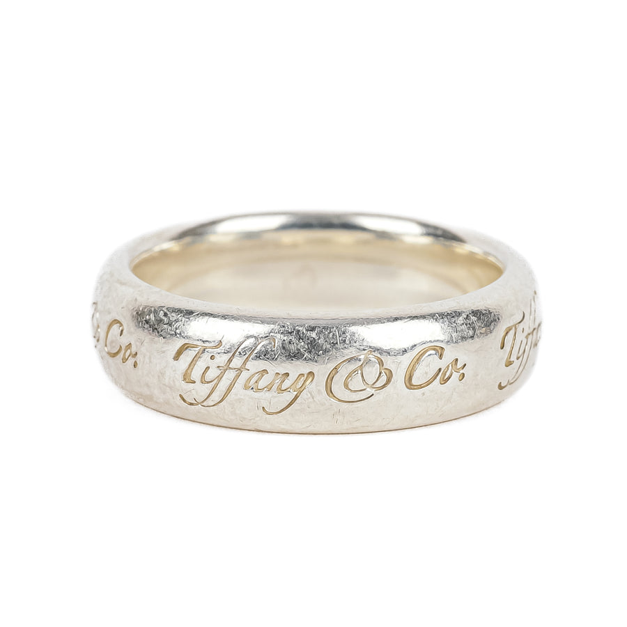 TIFFANY & CO Sterling Notes Band Ring