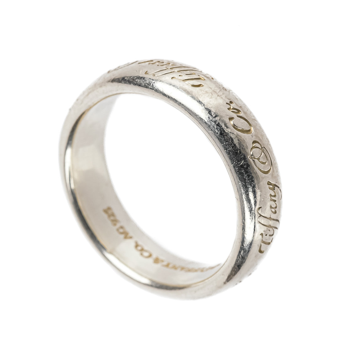 TIFFANY & CO Sterling Notes Band Ring