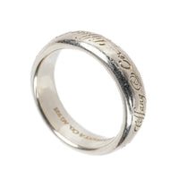 TIFFANY & CO Sterling Notes Band Ring