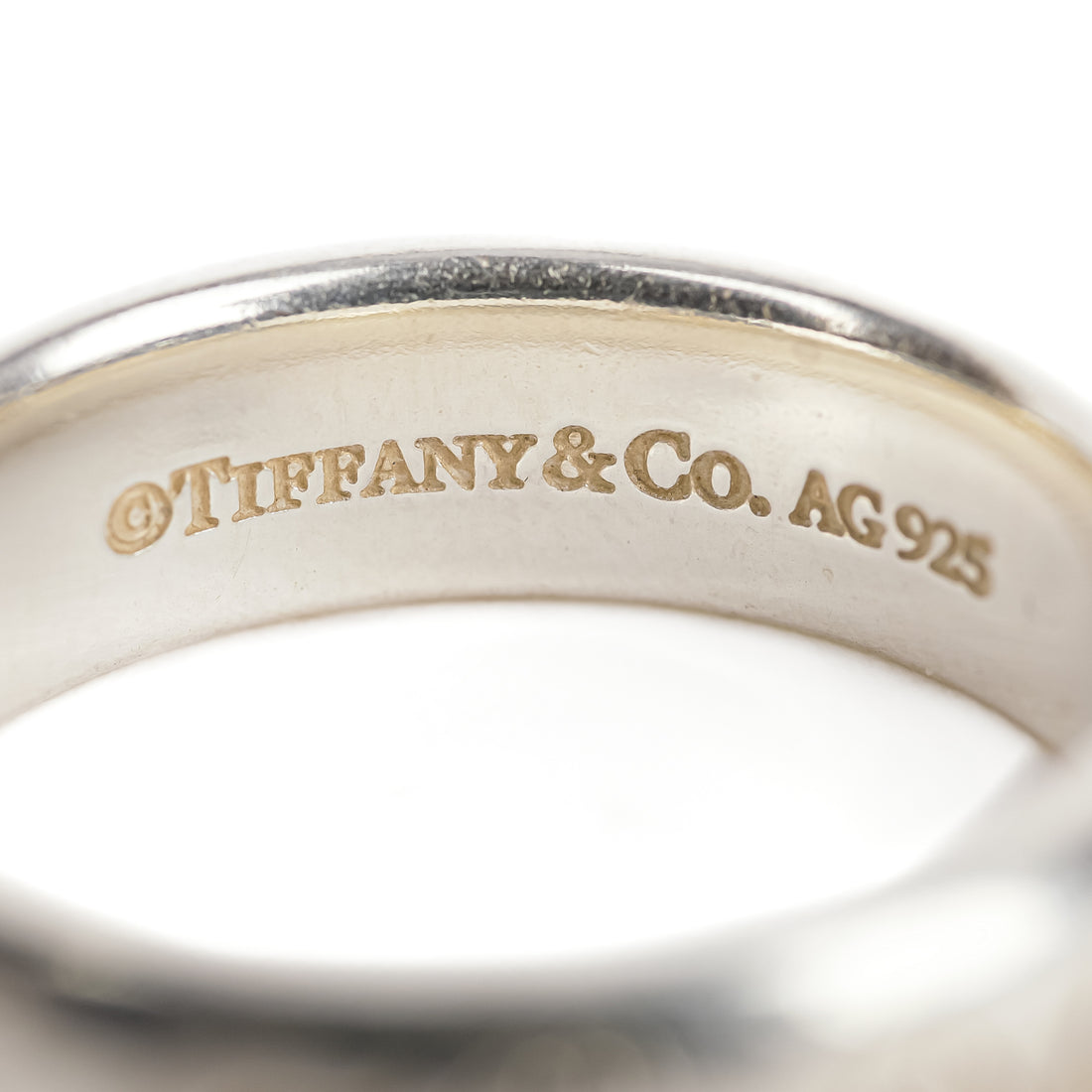 TIFFANY & CO Sterling Notes Band Ring