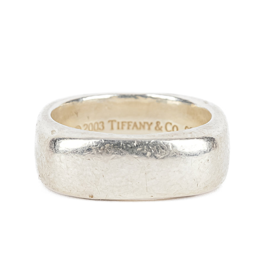 TIFFANY & CO Sterling Square Band Ring