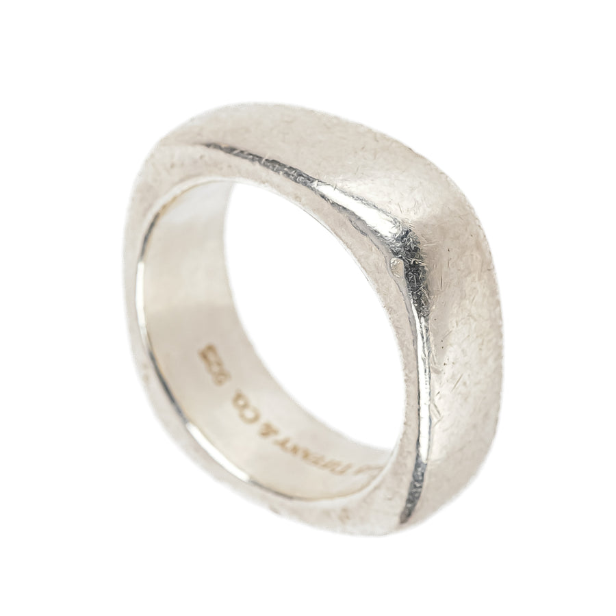 TIFFANY & CO Sterling Square Band Ring