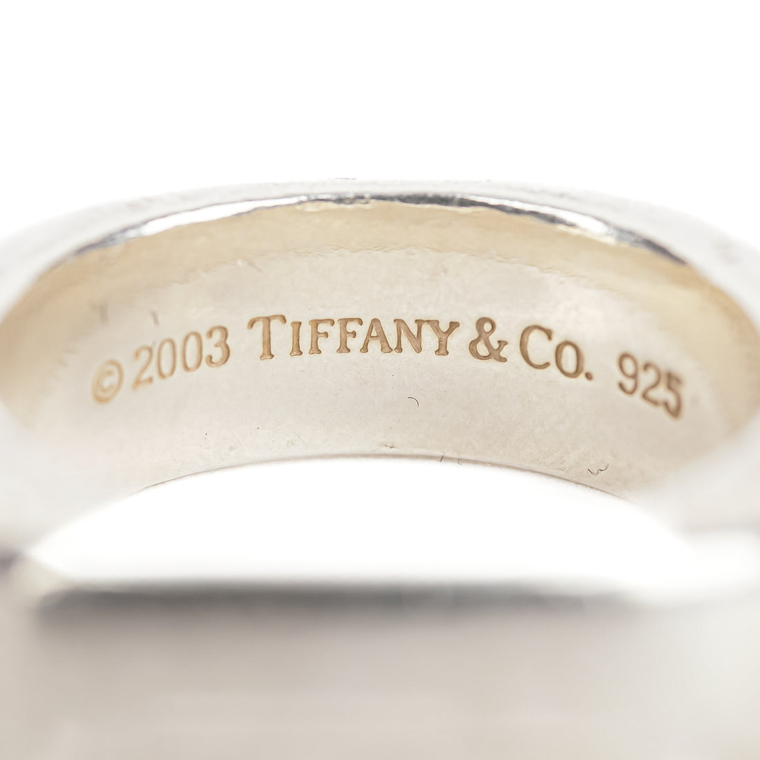 TIFFANY & CO Sterling Square Band Ring