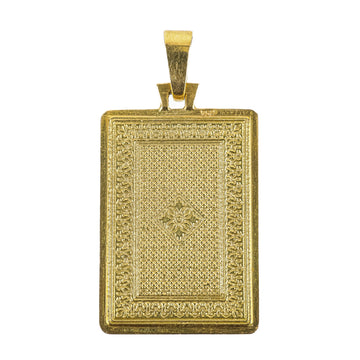 18K Yellow Gold King of Hearts Pendant