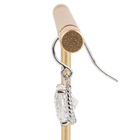 BIRKS Sterling White Quartz Drop Earrings