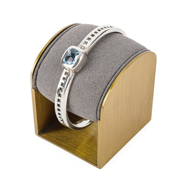 BIRKS Sterling Blue Topaz Bangle