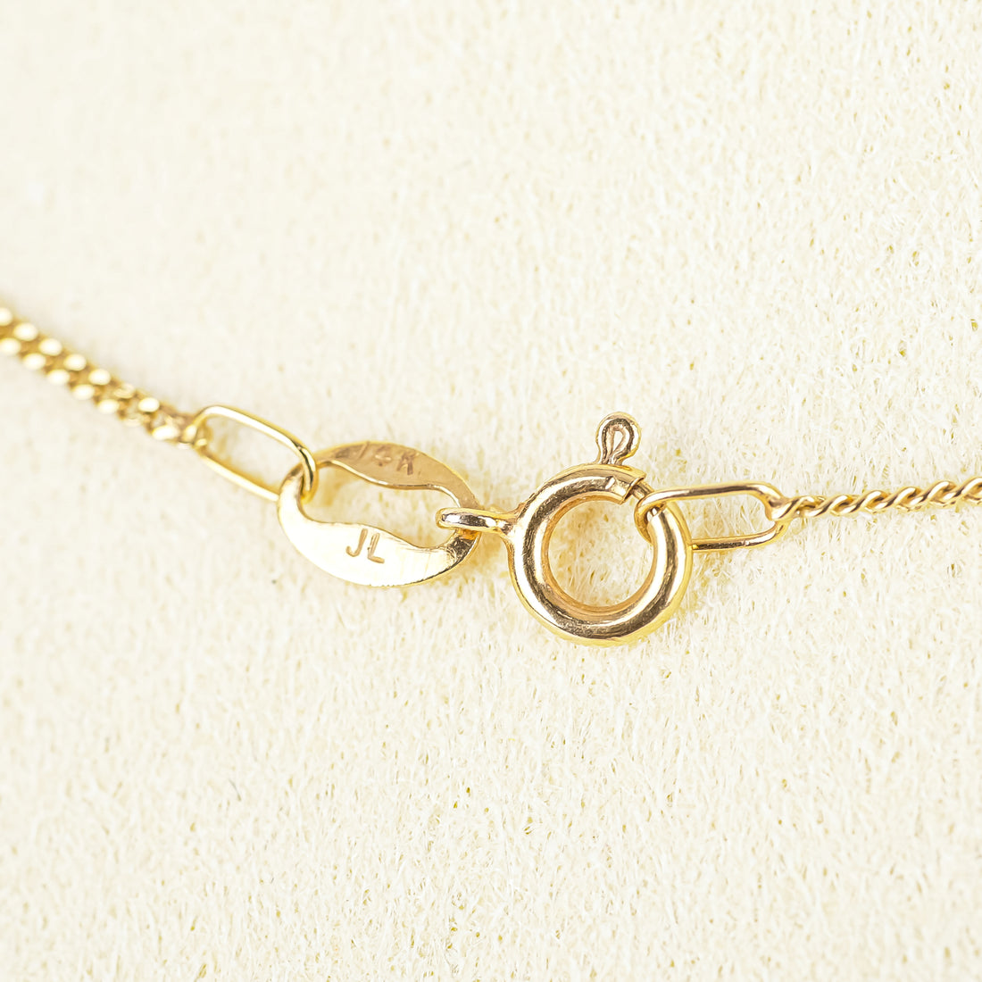 14K Yellow Gold Diamond Solitaire Necklace