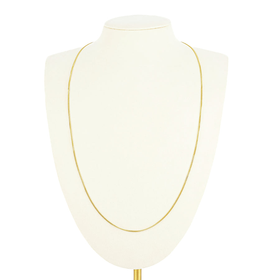 18K Yellow Gold Curb Chain