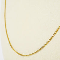 18K Yellow Gold Curb Chain