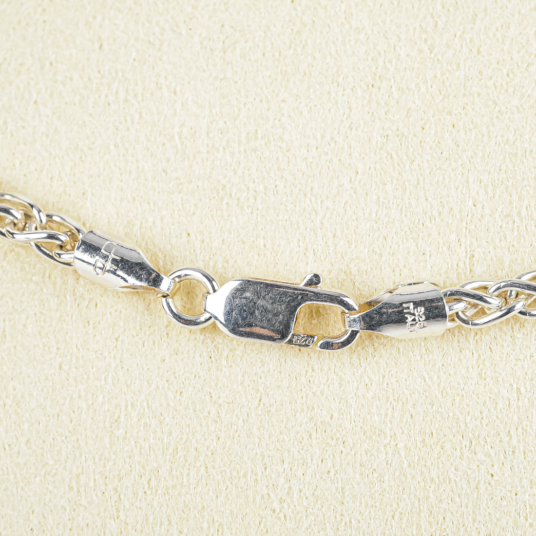 Sterling Reverse Intaglio Amber Pendant Necklace