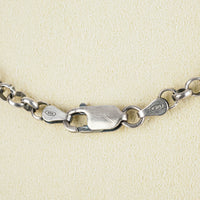 Sterling Croatian Filigree Ball Pendant Necklace