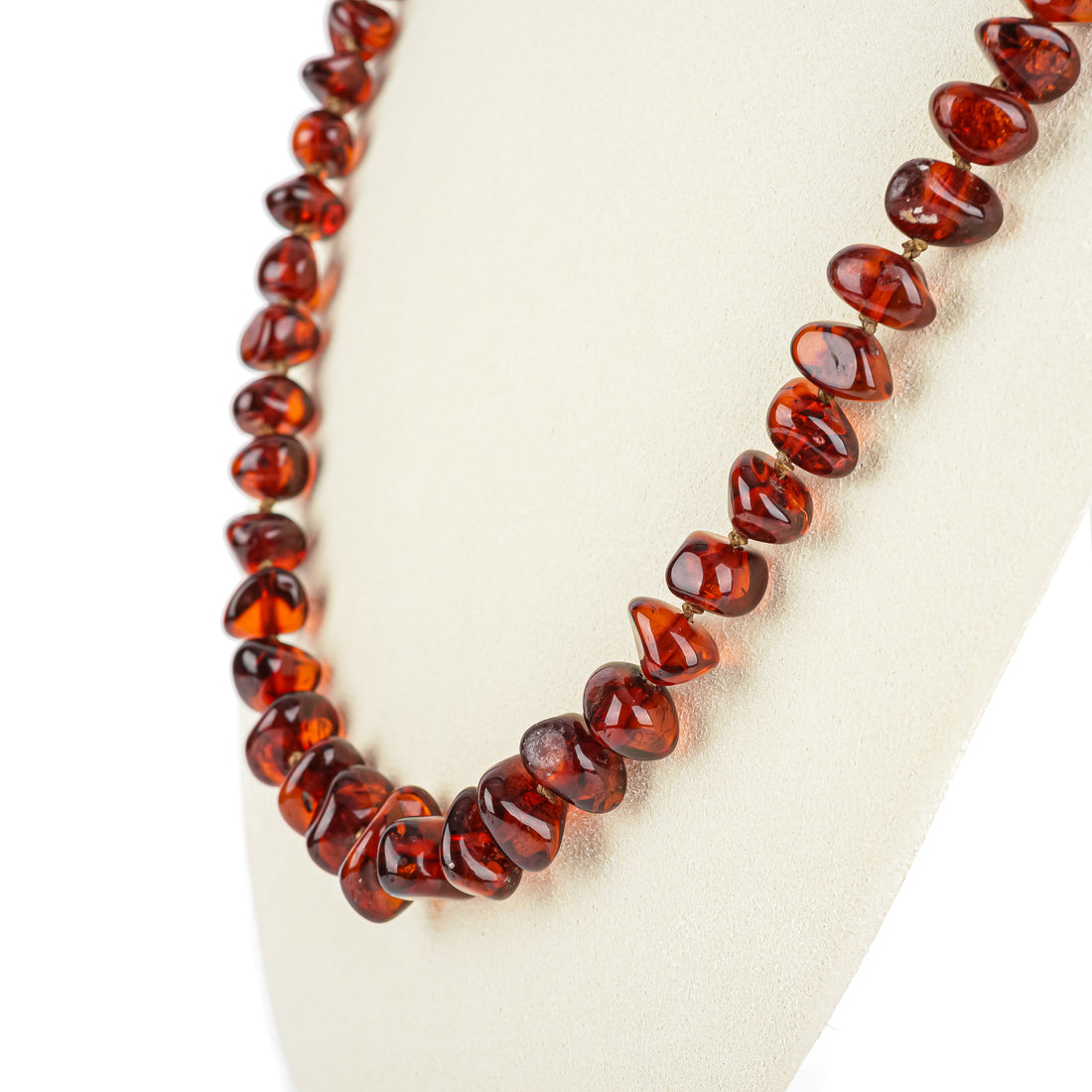 Cherry Amber Pebble Bracelet & Necklace