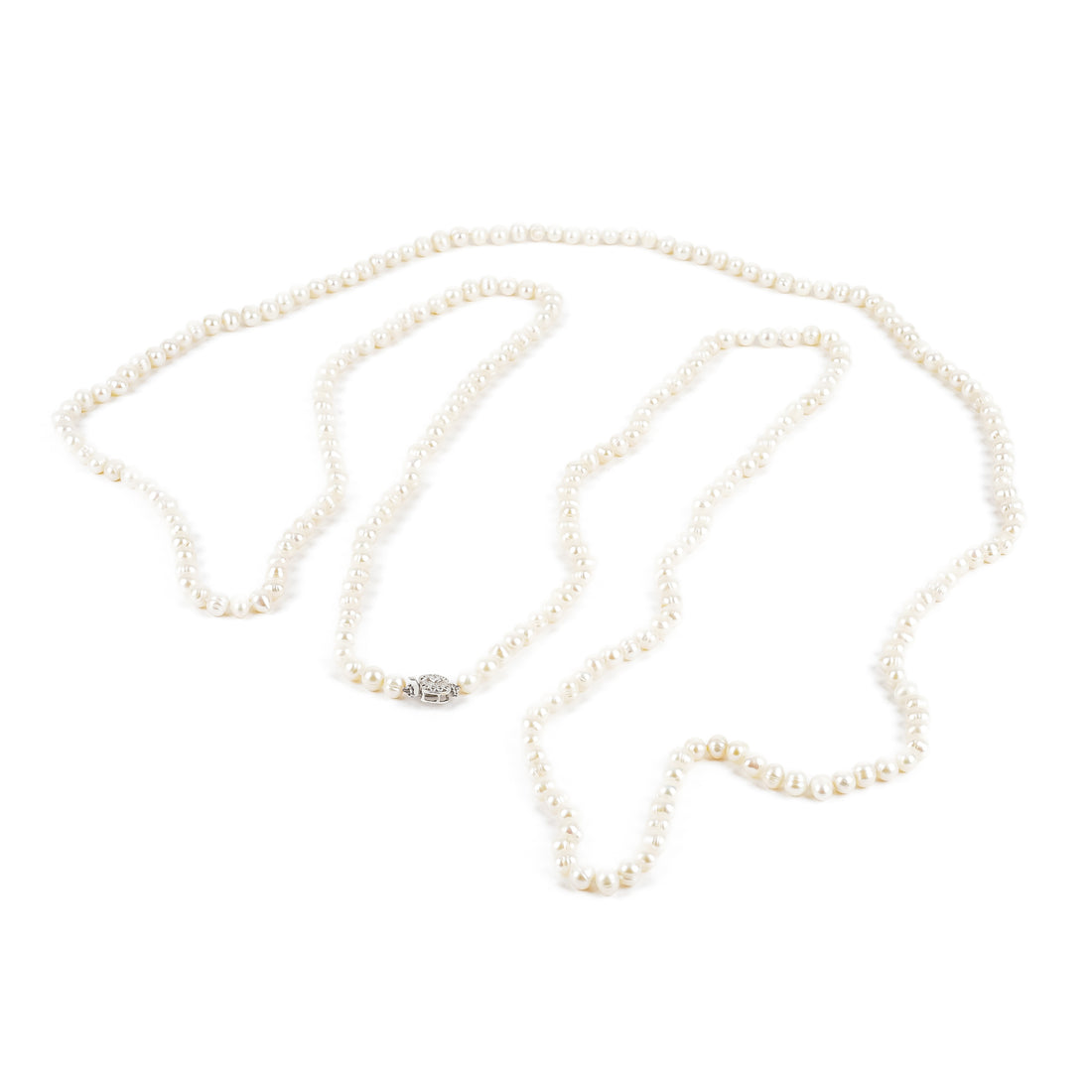 Baroque Freshwater Pearl Opera Length Necklace