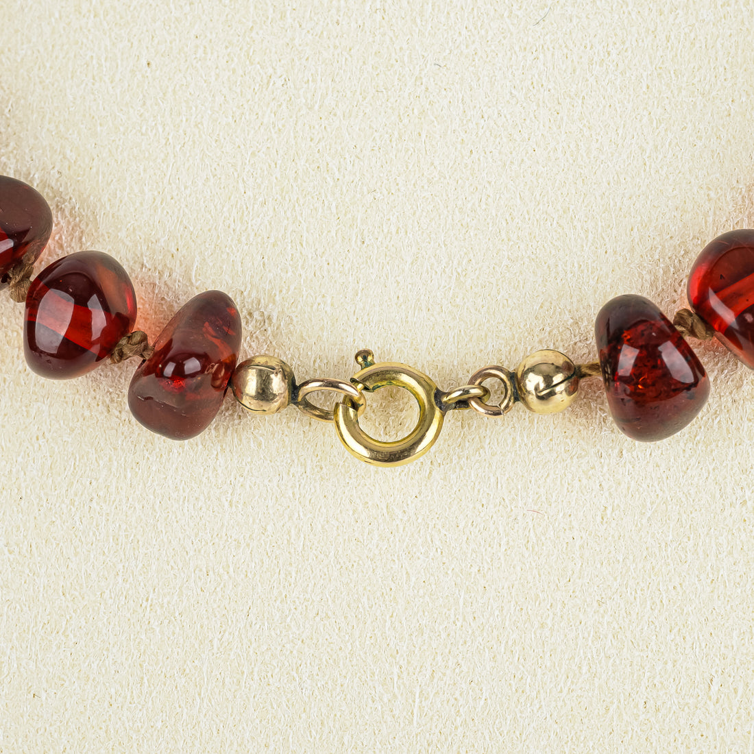 Cherry Amber Pebble Bracelet & Necklace