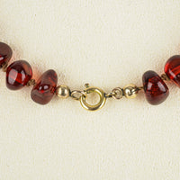 Cherry Amber Pebble Bracelet & Necklace