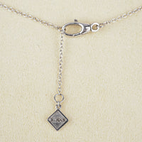 BIRKS Sterling White Quartz Pendant Necklace