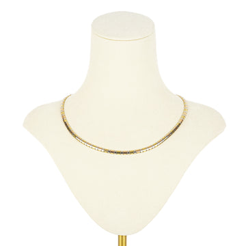 14K Yellow Gold White Gold And Rose Gold Collar Necklace