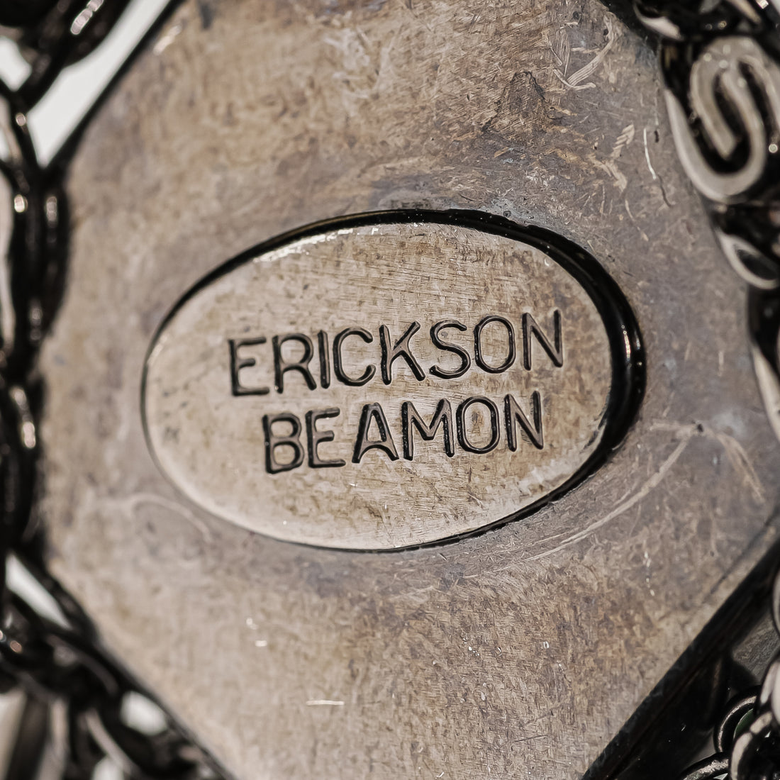 ERICKSON BEAMON Clear Green Crystal Fringe Drops