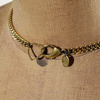 ERICKSON BEAMON Gold Tone Faux Pearl Crystal Drop Necklace