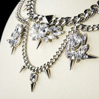 FALLON Classique Swarovski Crystal Bib Necklace
