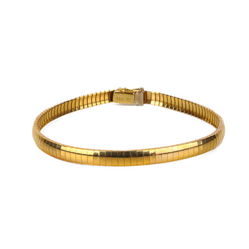 10K Yellow Gold Omega Link Bracelet